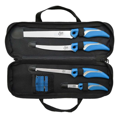 Cuda 6 Piece Knife and Sharpener Set.