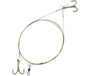 C&H CH-KPR-06U Kingfish Pro Rig Two #6 4x Treble Hooks AFW Tooth Proof