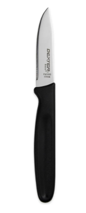 Dexter Russell 2 3/4" Paring Knife With Polypropylene Black Handle, Carbon Steel