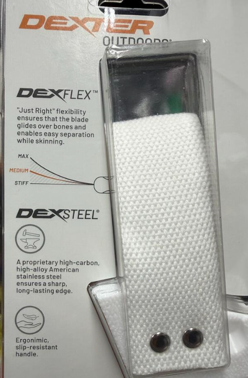 Dexter Russell Narrow Sani Safe Fillet Knife Medium Flex With Sheath 9"