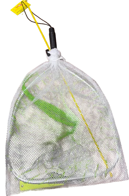 Standard Lobster Kit Dot Gloves, Plastic Lobster Gauge Mesh Net Bag, Fiberglass Tickle Stick