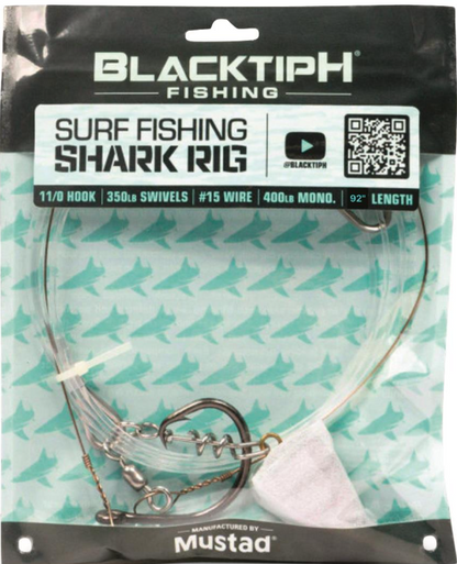 Balcktiph Fishing Surf Shark Rig With 6oz Pyramid Lead Weight
