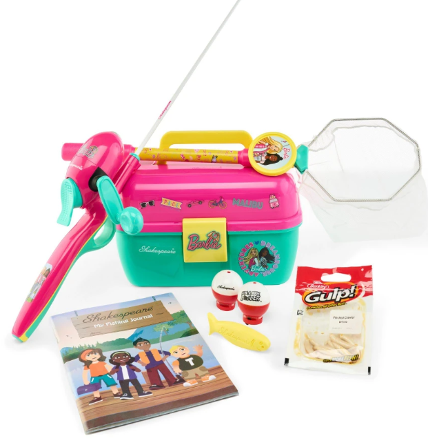 Shakespeare 21pc Fishing Kit - Barbie