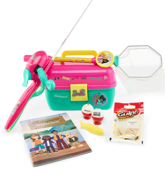 Shakespeare 21pc Fishing Kit - Barbie