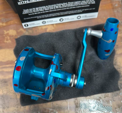 Accurate VT2-600N-FP Valiant 2 600 Narrow 2-Speed Conventional Reel Fruity Pebbles SPJ Handle