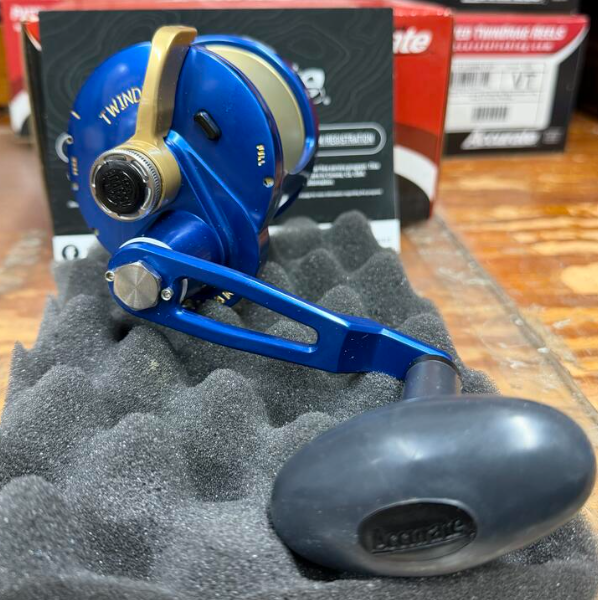 Accurate VT-600-BLG Valiant 2 Twindrag 600 V2 Conventional Reel Blue Gold Right Hand