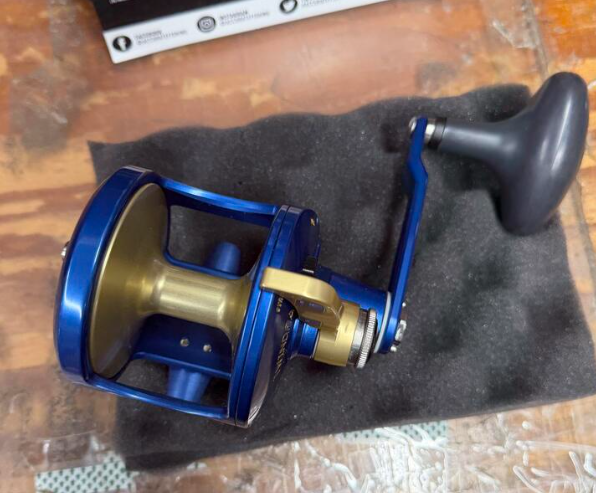Accurate VT-600-BLG Valiant 2 Twindrag 600 V2 Conventional Reel Blue Gold Right Hand