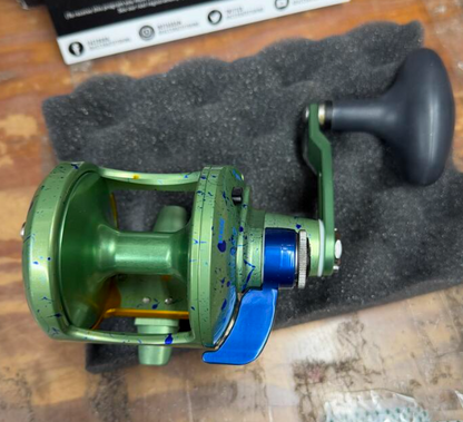 Accurate VT-500-MAHI Valiant 2 Twindrag 500 Conventional Reel Custom Mahi