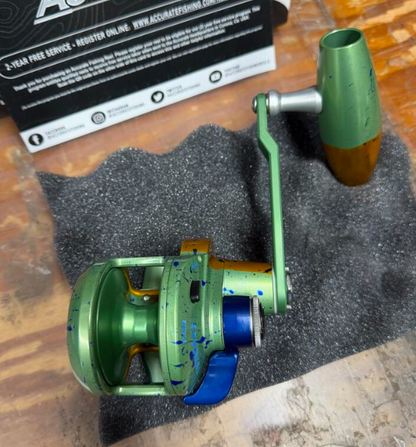 Accurate VT-300-SPJ-MAHI Valiant 2 Twindrag 300 SPJ Jig Conventional Reel Mahi