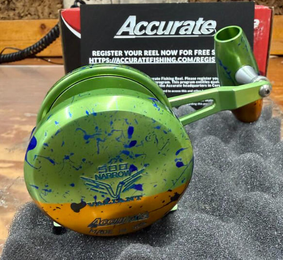 Accurate VT-500HNL-JIG-MAHI Valiant 2 500 Narrow 5:1 Reel Mahi Left Hand