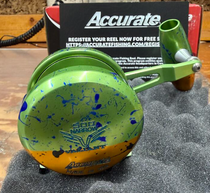 Accurate VT-500HNL-JIG-MAHI Valiant 2 500 Narrow 5:1 Reel Mahi Left Hand