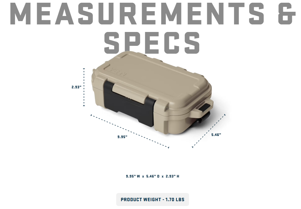 YETI GoBox 1 Gear Case