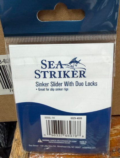Sea Striker Sinker Slider With Duo Locks SSSSL-14