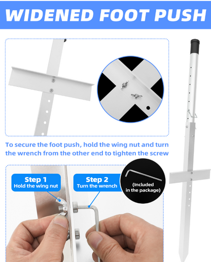 Bluewing Upgraded V4 Adjustable Sand Spike (5 Depth Settings, Thickened), 1pc