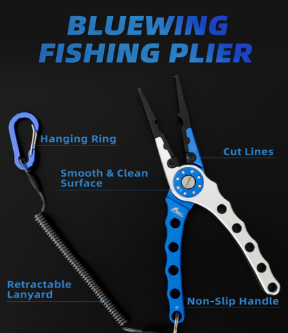 Bluewing Aluminum Alloy Fishing Pliers 8in