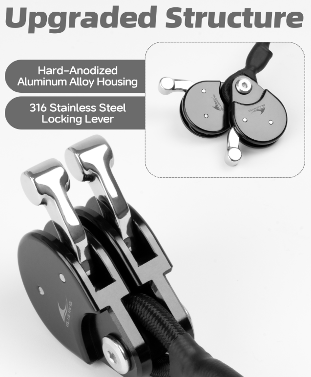 Bluewing Blue Water Outrigger Line Lock PRO