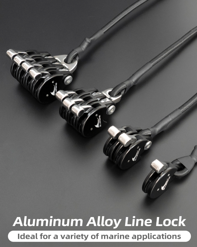 Bluewing Blue water Outrigger Line Lock