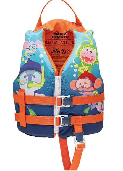 Full Throttle Water Buddies Life Jacket - Child (33-55 lbs) - Shark