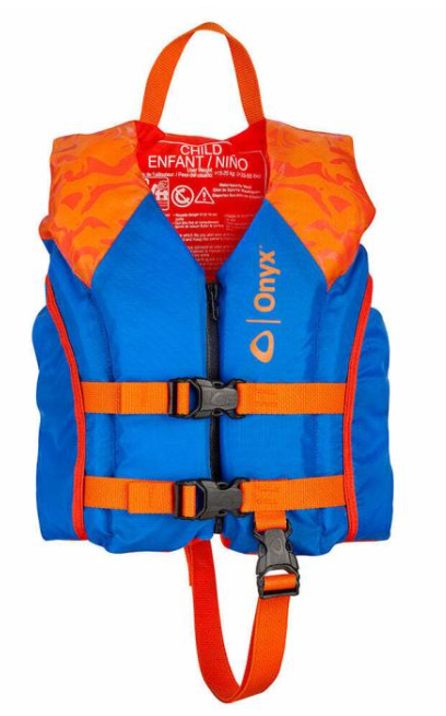 Onyx All Adventure Life Vest - Blue/Orange - Child