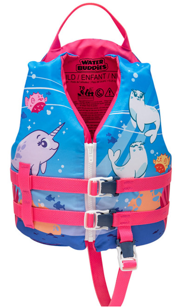 Full Throttle Water Buddies Life Jacket - Child (33-55 lbs) - Octopus