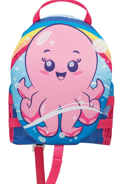Full Throttle Water Buddies Life Jacket - Child (33-55 lbs) - Octopus