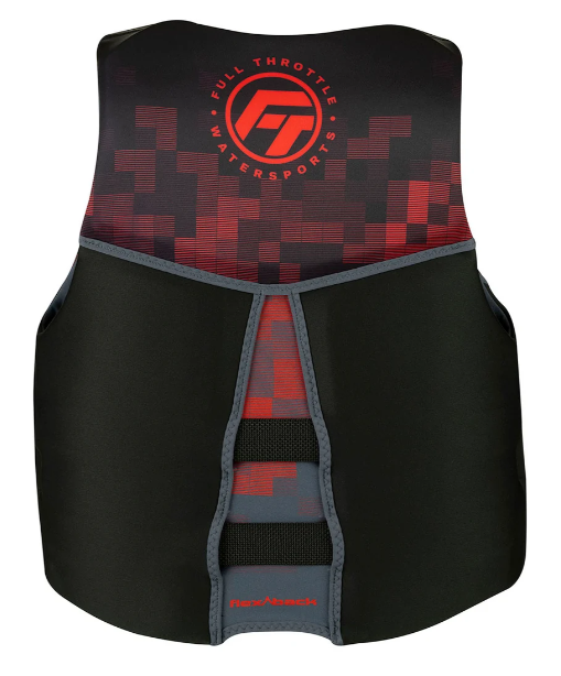 Men's Rapid-Dry Flex-Back Life Jacket Red/Black