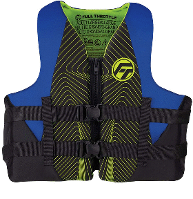 Full Throttle Adult Rapid-Dry Life Jacket - Blue - L/XL