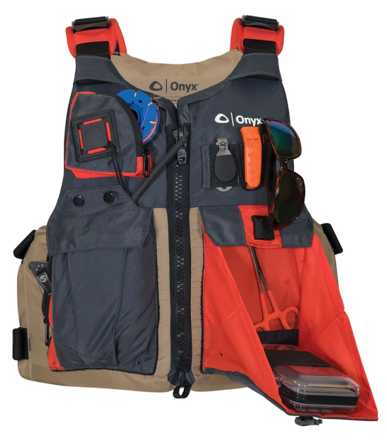Onyx Kayak Fishing Life Jacket Universal 30"-52" Chest