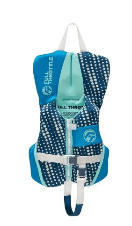 Full Throttle Infant Rapid-Dry Flex-Back Life Jacket - Aqua