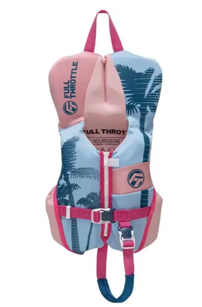 Full Throttle Infant Rapid-Dry Flex-Back Pink