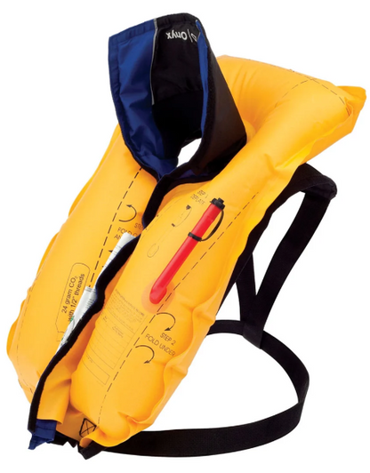 Onyx A/M-24 Automatic/Manual Inflatable Life Jacket Green