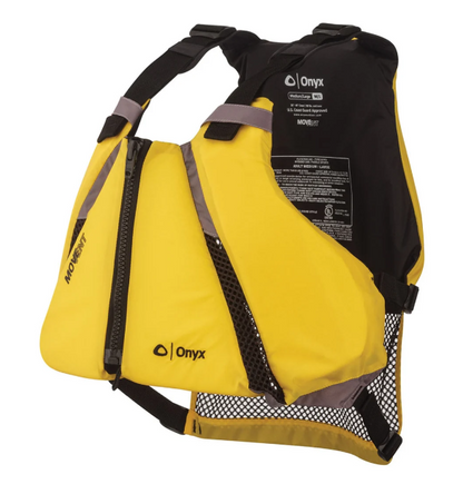 Onyx MoveVent Curve Life Jacket Yellow Medium/Large