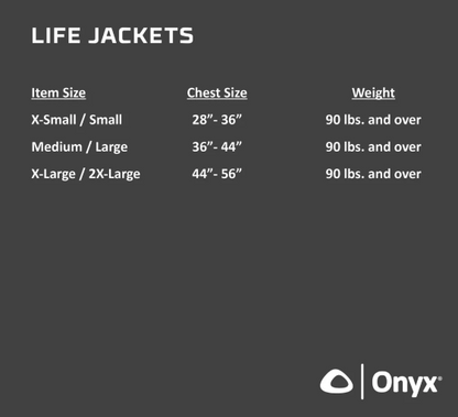 Onyx MoveVent Torsion Life Jacket Red Medium/Large