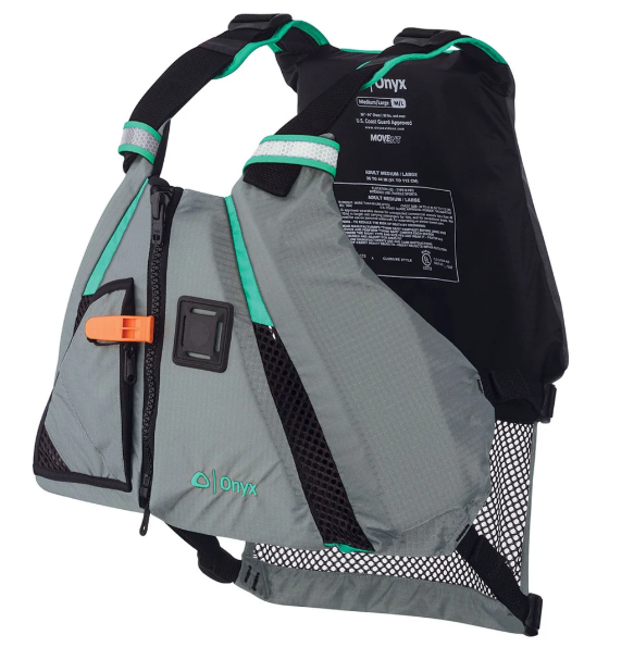 Onyx MoveVent Dynamic Life Jacket Aqua X-Small/Small