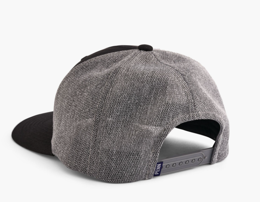 Penn Camo Logo Trucker Snapback Hat Black