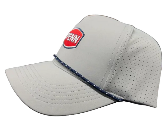 Penn Performance Trucker Snapback Rope Hat Gray