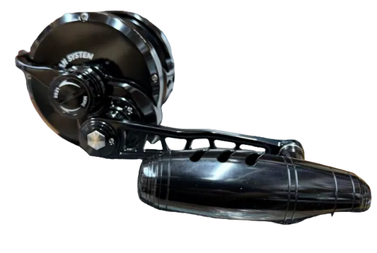 Maxel Rage Pro 130 Conventional Reel Shiny Black Edition Right Hand
