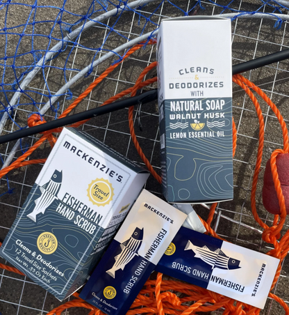 Mackenzie's Fisherman Hand Scrub Travel Sized .33 FL OZ Packets - Pack of 12