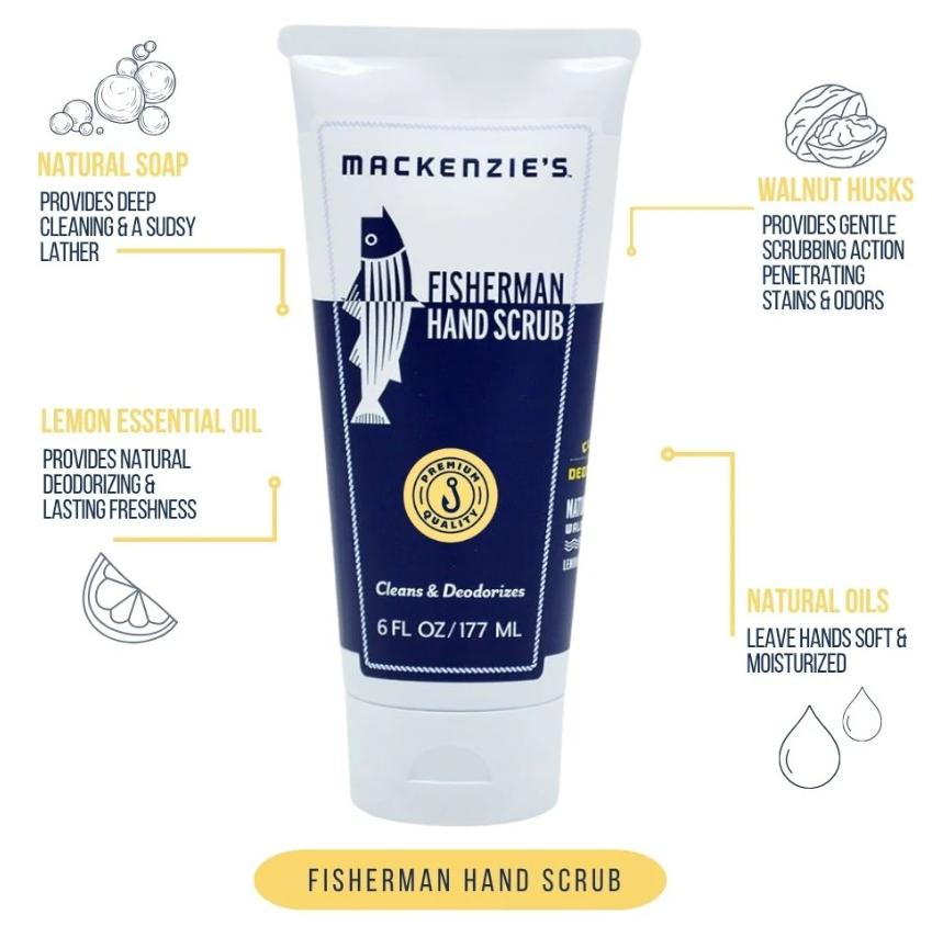 Mackenzie's Fisherman Hand Scrub 6 FL OZ