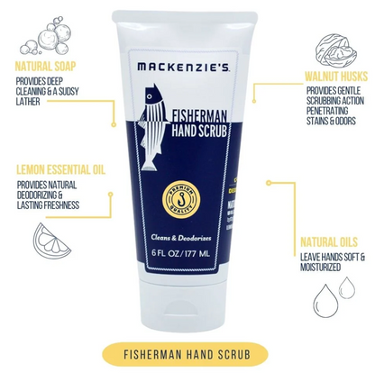 Mackenzie's Fisherman Hand Scrub 6 FL OZ