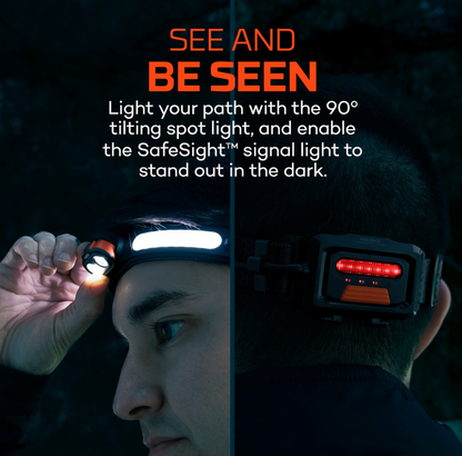 Nebo CurvBeam 850 Rechargeable 850 Lumen LED Headlamp