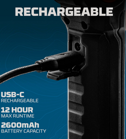 Nebo Larry Pivot Rechargeable LED Magnetic Light.