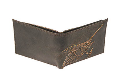 Zep Pro Burnished Leather Bifold Wallet Marlin