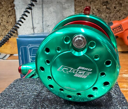 Maxel Rage Pro 60 Green And Red Conventional Reel Right Hand
