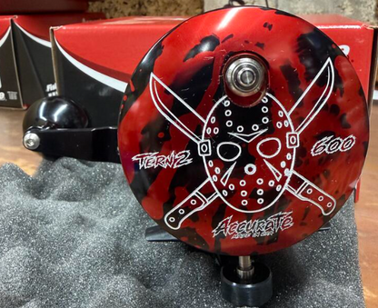 Accurate TXD-600X-FRI13 Tern 2 Limited Edition Friday The 13th Conventional Reel Right Hand