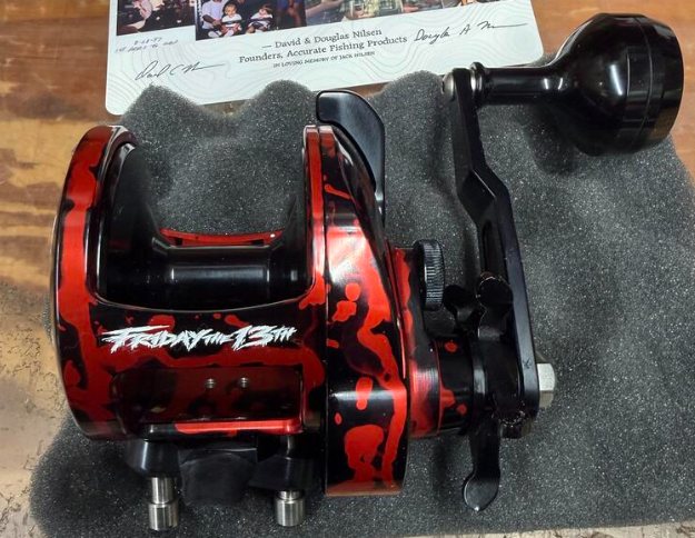 Accurate TXD-600XL-FRI13 Limited Edition Friday The 13th Conventional Reel Left Hand