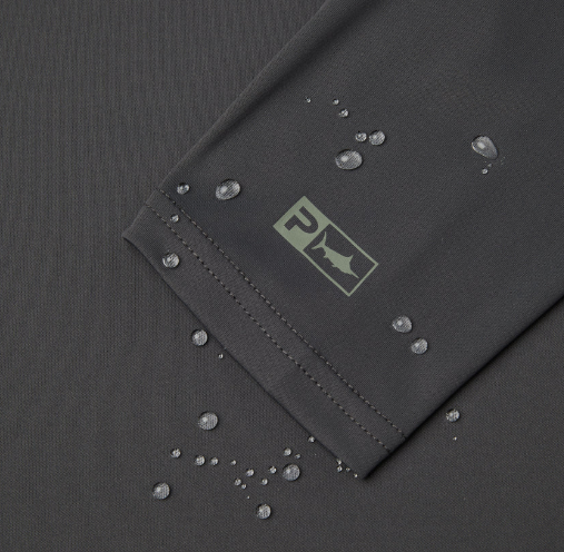 Pelagic Long Sleeve Fishing Shirt Vaportek Swordie Graphite