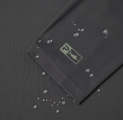 Pelagic Long Sleeve Fishing Shirt Vaportek Swordie Graphite