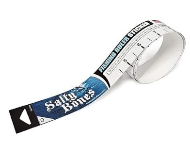 Salty Bones 36" Fishing Ruler Sticker - Made in The USA