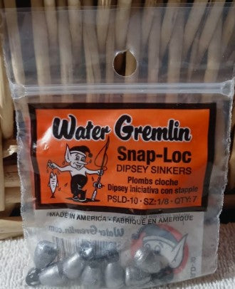 Water Gremlin’s Snap-Loc® Dipsey Swivel Sinkers